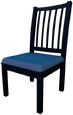 Schwarzer Esszimmerstuhl