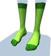 Grüne Wadensocken