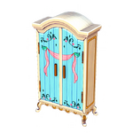 Bemalter Kleiderschrank