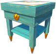 Nachttisch mit Aquamarin